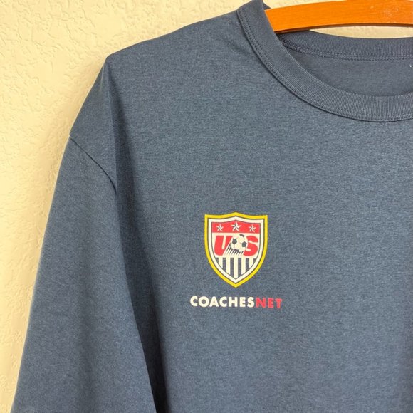 Nike Dry Fit Coaches Net Quick Dry Swoosh Tee - Picture 2 of 8